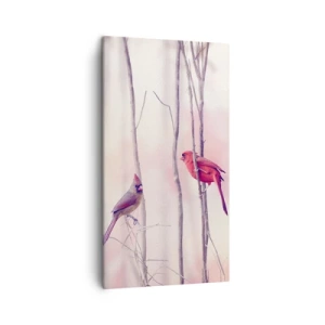 Schilderen op canvas - Verhaal van het roze woud - 45x80 cm