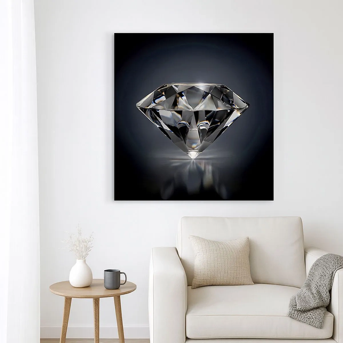 Schilderen op canvas - Beste vriendinnen - 30x30 cm