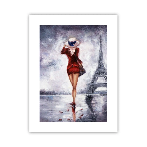 Poster - Parijs symbolen - 30x40 cm