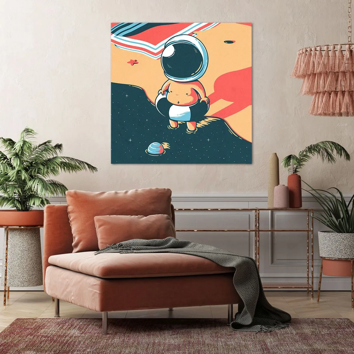 Schilderen op canvas - Vanuit een ander perspectief - 60x60 cm