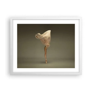 Poster in een witte lijst - Het zal snel omhoog vliegen - 50x40 cm