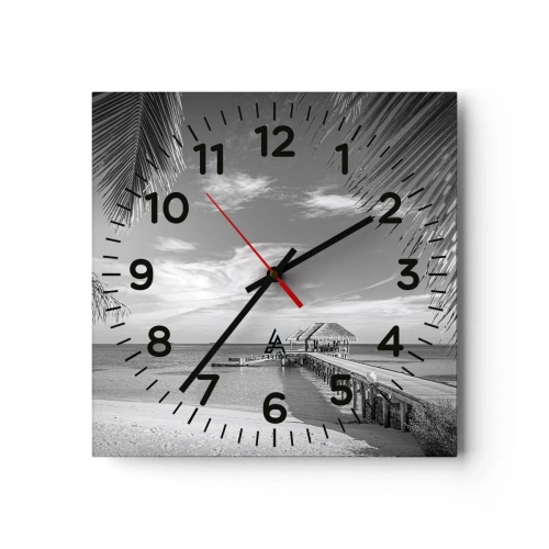 Wandklok - Klok - Herinnering of droom? - 40x40 cm