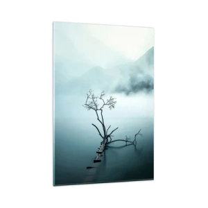 Schilderen op glas - Van water en mist - 80x120 cm