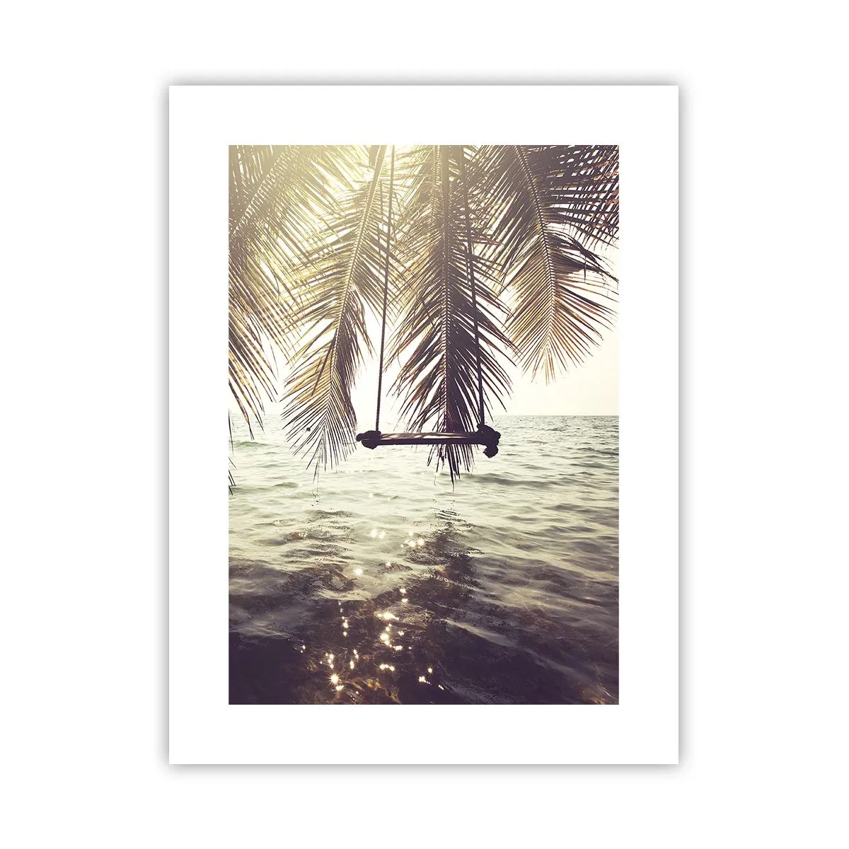 Poster - Je kunt naar believen in de wolken slingeren - 30x40 cm