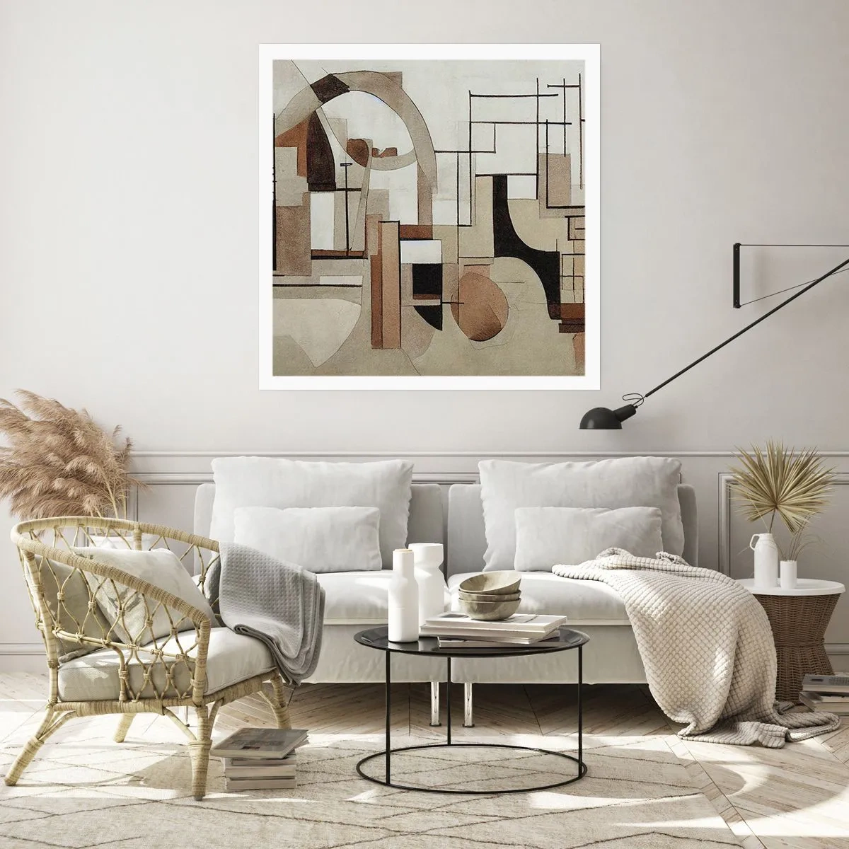 Poster - Stadslandschap 2.0 - 60x60 cm