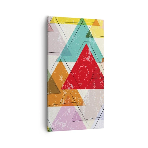 Schilderen op canvas - Onzinnige praat uitslaan - 55x100 cm