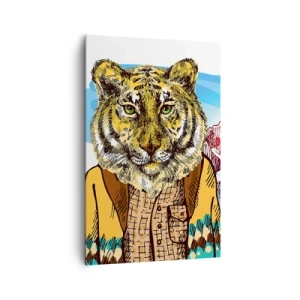 Schilderen op canvas - Niet zo wild als ze hem tekenen - 80x120 cm