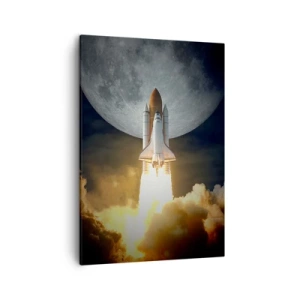 Schilderen op canvas - Het begin van een onaards avontuur - 50x70 cm