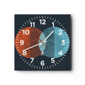 Wandklok - Klok - Astronomische fantasie - 30x30 cm