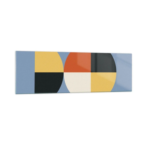 Schilderen op glas - Kijk en tel - 160x50 cm