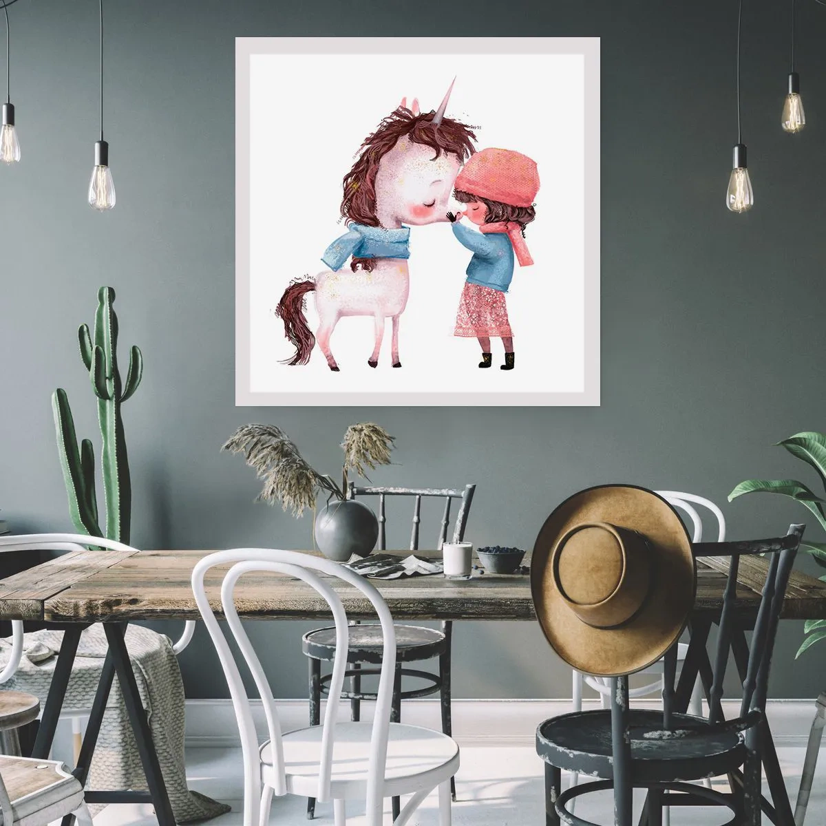 Poster - Een winterverhaal - 60x60 cm