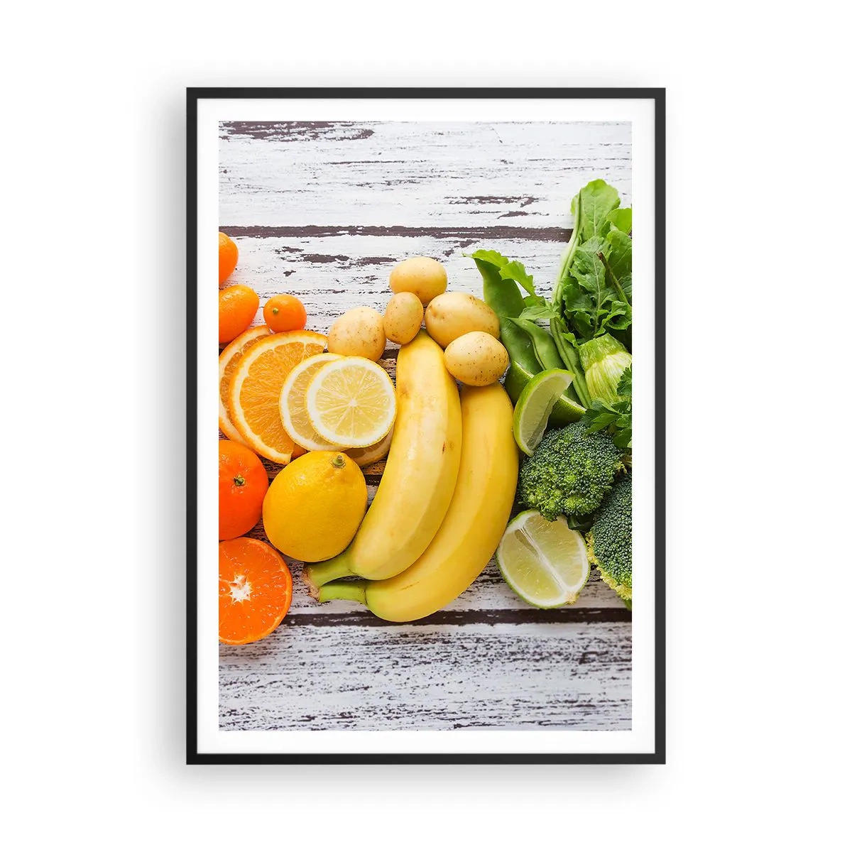 Poster in een zwarte lijst - Het is niet genoeg? - 70x100 cm