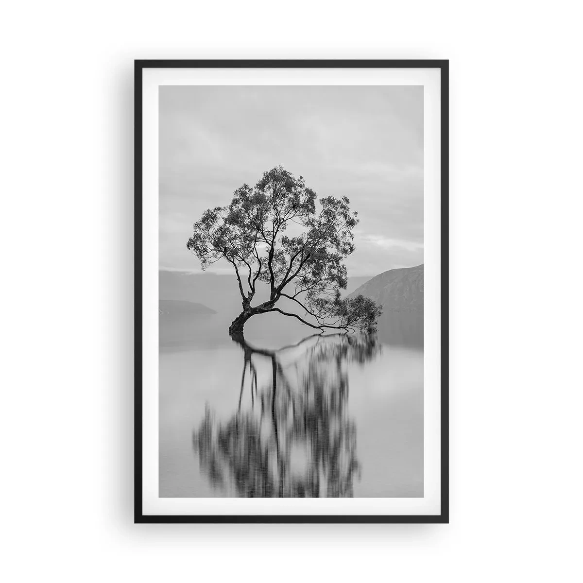 Poster in een zwarte lijst - Er is zo'n land - 61x91 cm