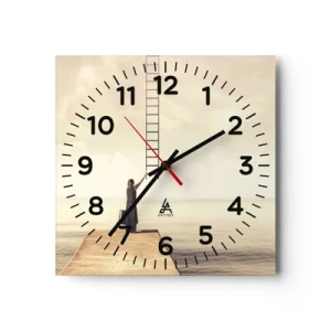 Wandklok - Klok - Een magische reis - 40x40 cm