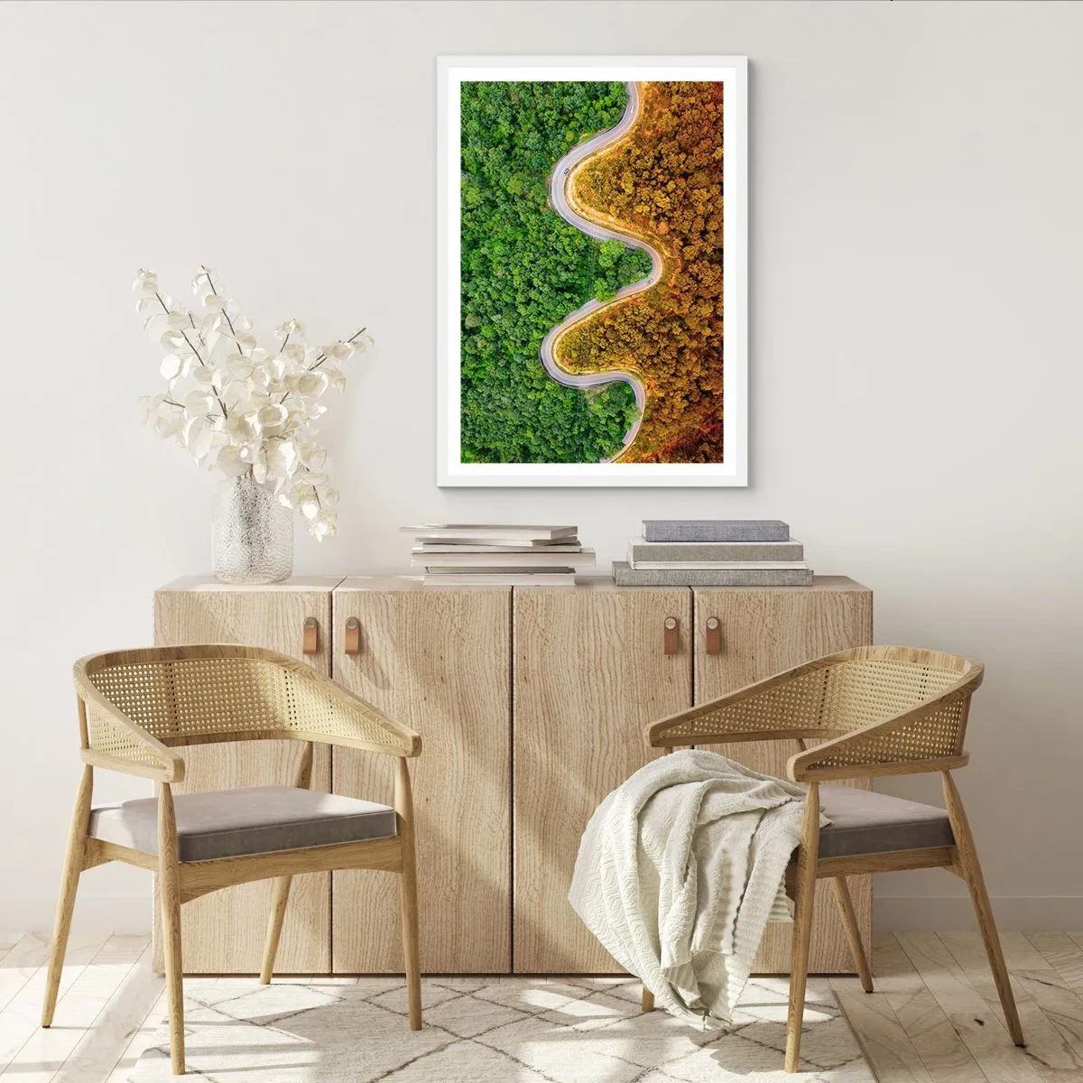 Poster in een witte lijst - Grenzen en doorbraken - 30x40 cm