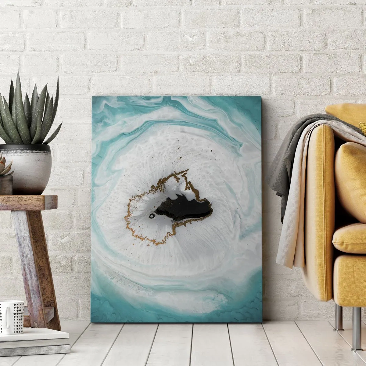 Schilderen op canvas - Binnendringen - 80x120 cm