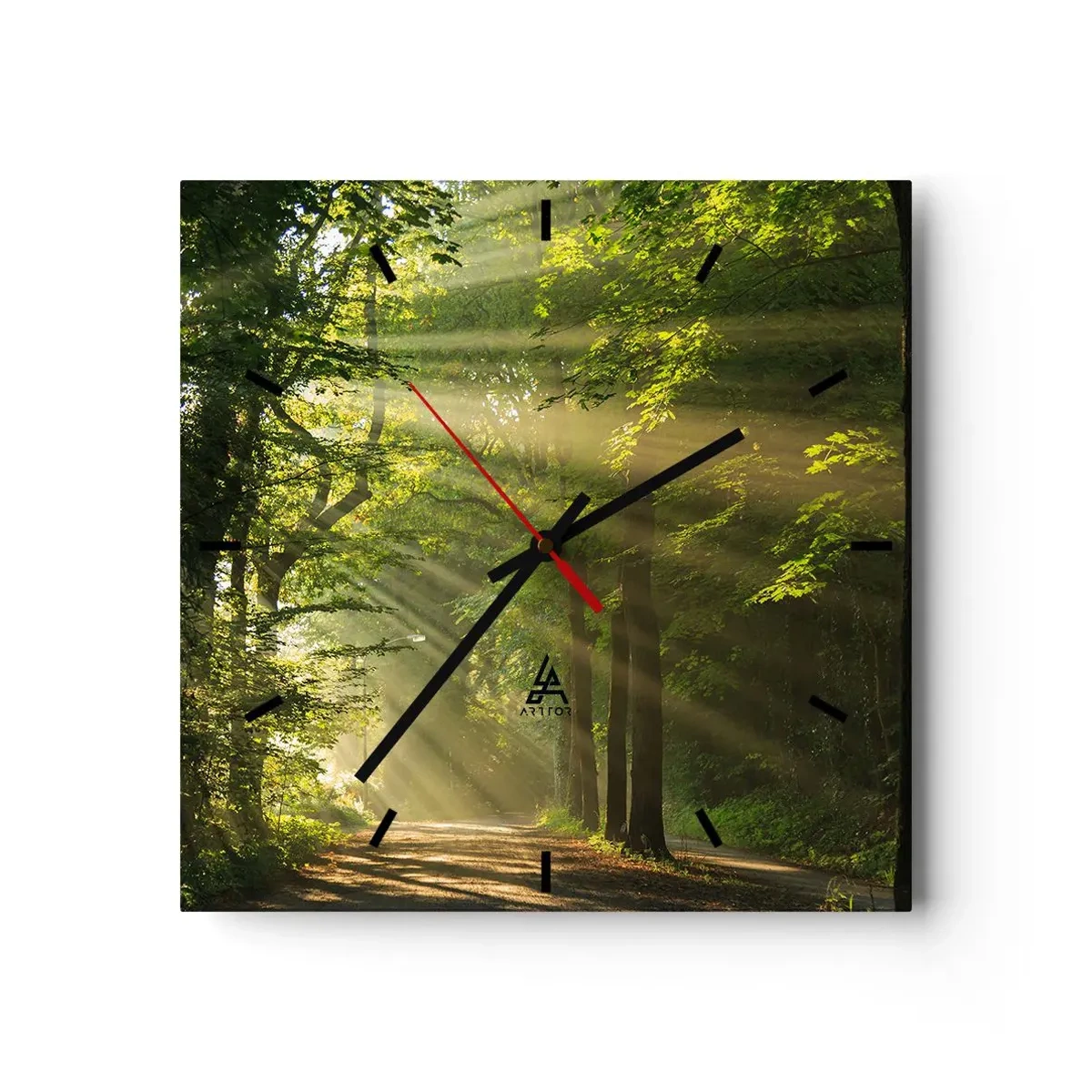 Wandklok - Klok - Bosmoment - 30x30 cm