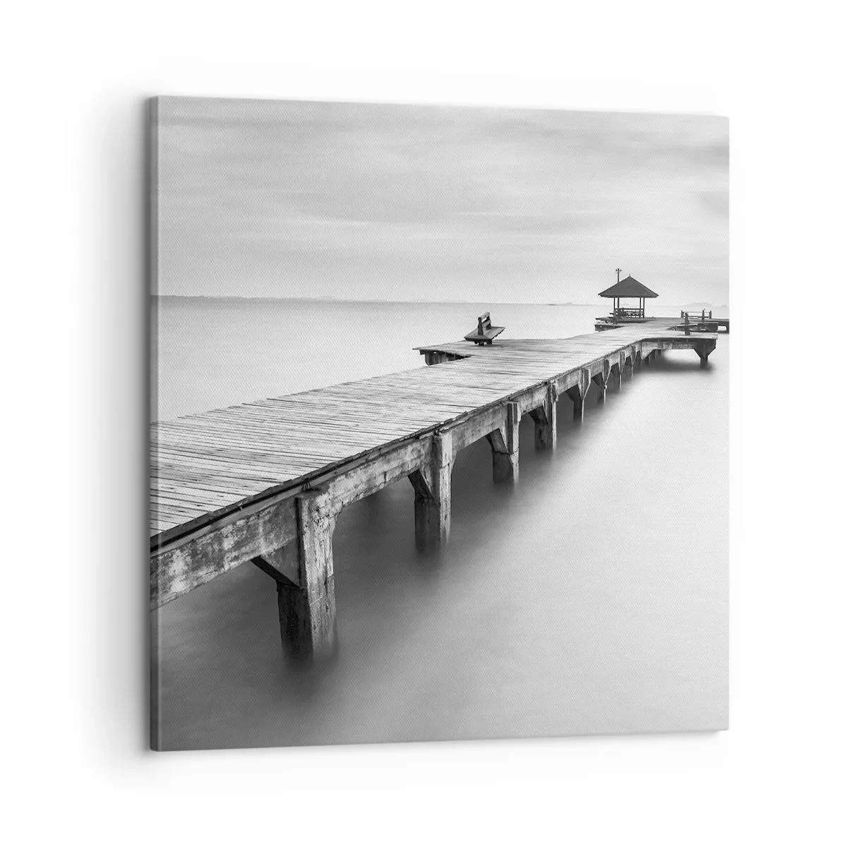 Schilderen op canvas - In de verte - 60x60 cm