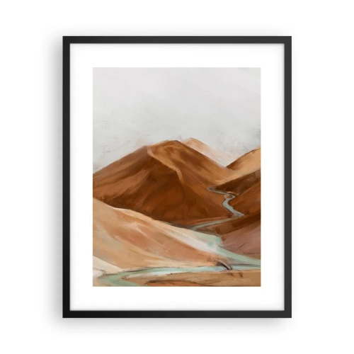 Poster in een zwarte lijst - Naar de bron - 40x50 cm