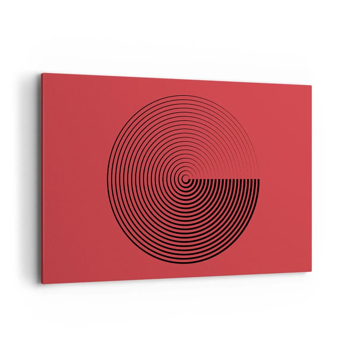 Schilderen op canvas - Circulaire beweging - 120x80 cm