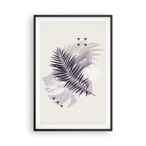 Poster in een zwarte lijst - De schaduw van de schaduw - 61x91 cm