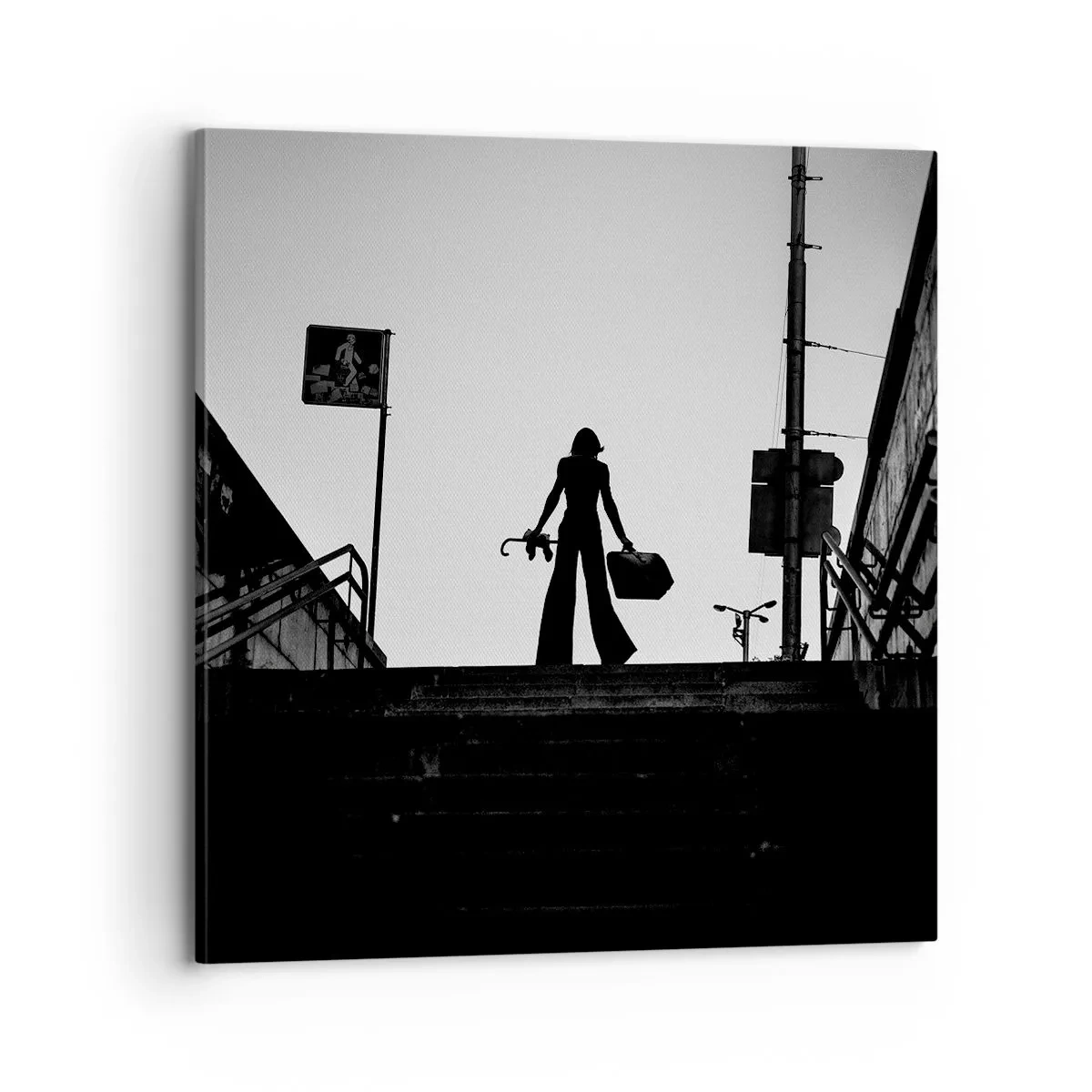 Schilderen op canvas - Stedelijk dwalen - 70x70 cm