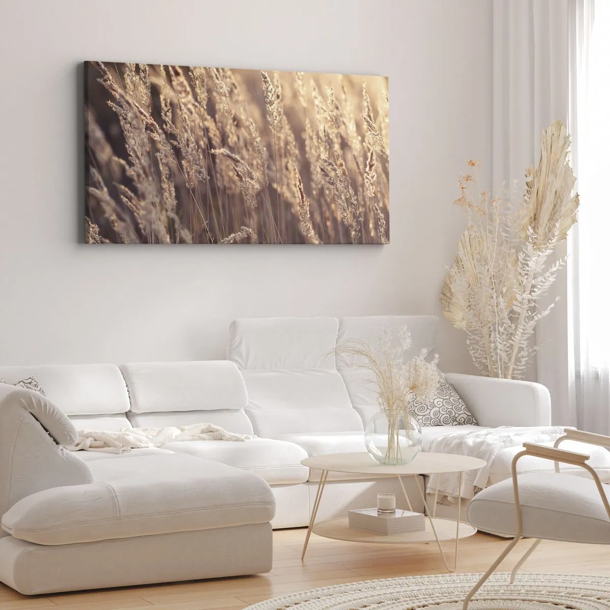 Schilderen op canvas - Klaar om de herfst te verwelkomen - 100x40 cm