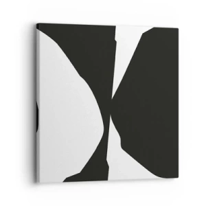 Schilderen op canvas - Positief – negatief - 30x30 cm