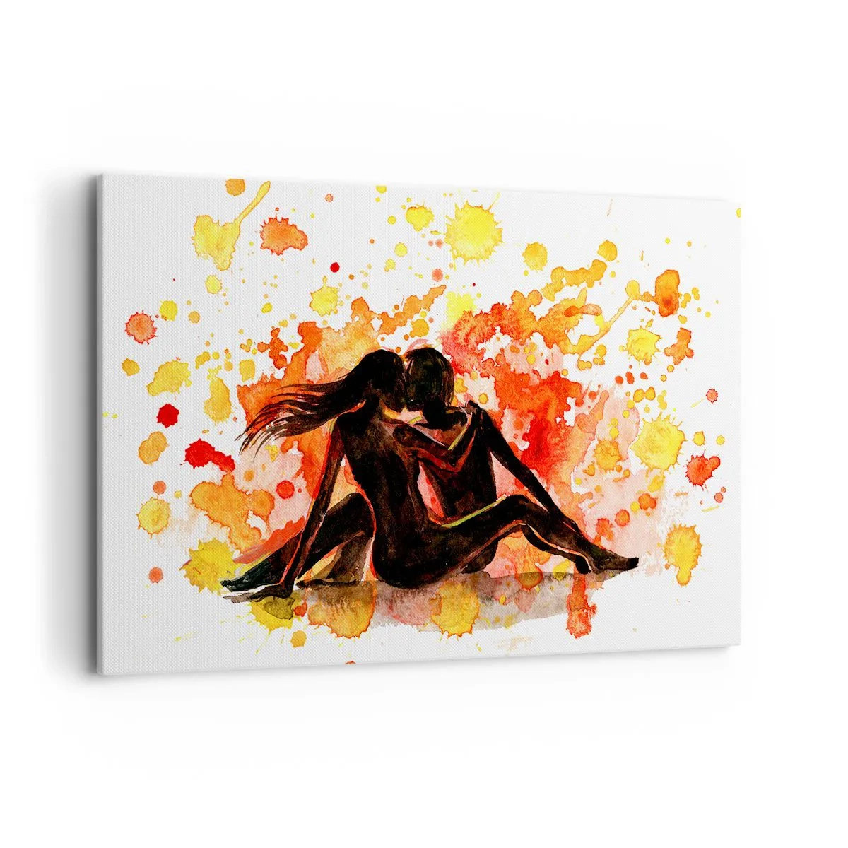 Schilderen op canvas - En er was licht - 120x80 cm