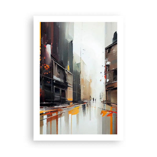 Poster - Regenachtige dag - 50x70 cm