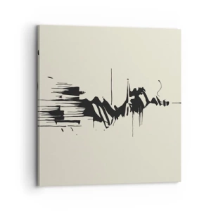 Schilderen op canvas - Overhaaste abstractie - 70x70 cm