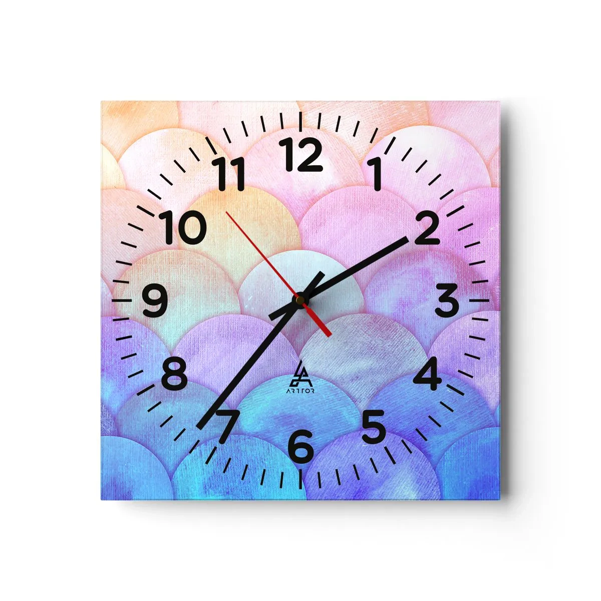 Wandklok - Klok - Parel schaal - 30x30 cm