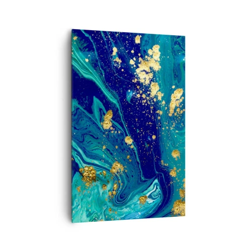 Schilderen op canvas - De bloemblaadjes van de zon - 80x120 cm