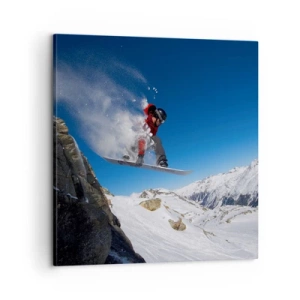 Schilderen op canvas - En je werd een deel van de ruimte - 60x60 cm