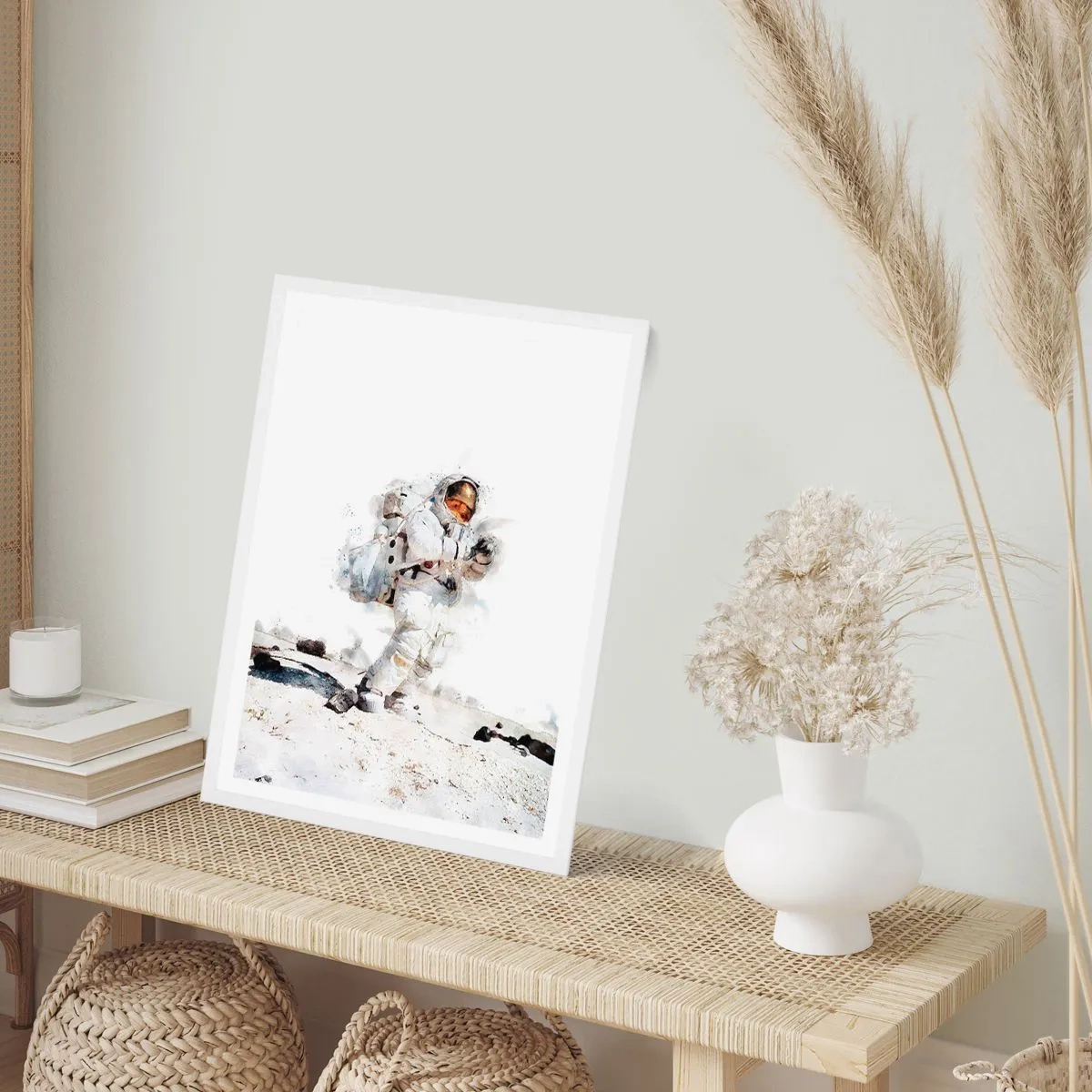 Poster in een witte lijst - Gezant van de Aarde - 70x100 cm