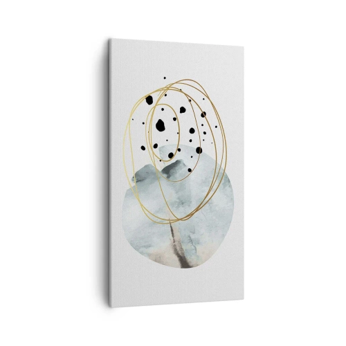 Schilderen op canvas - Omarmd door de ruimte - 45x80 cm