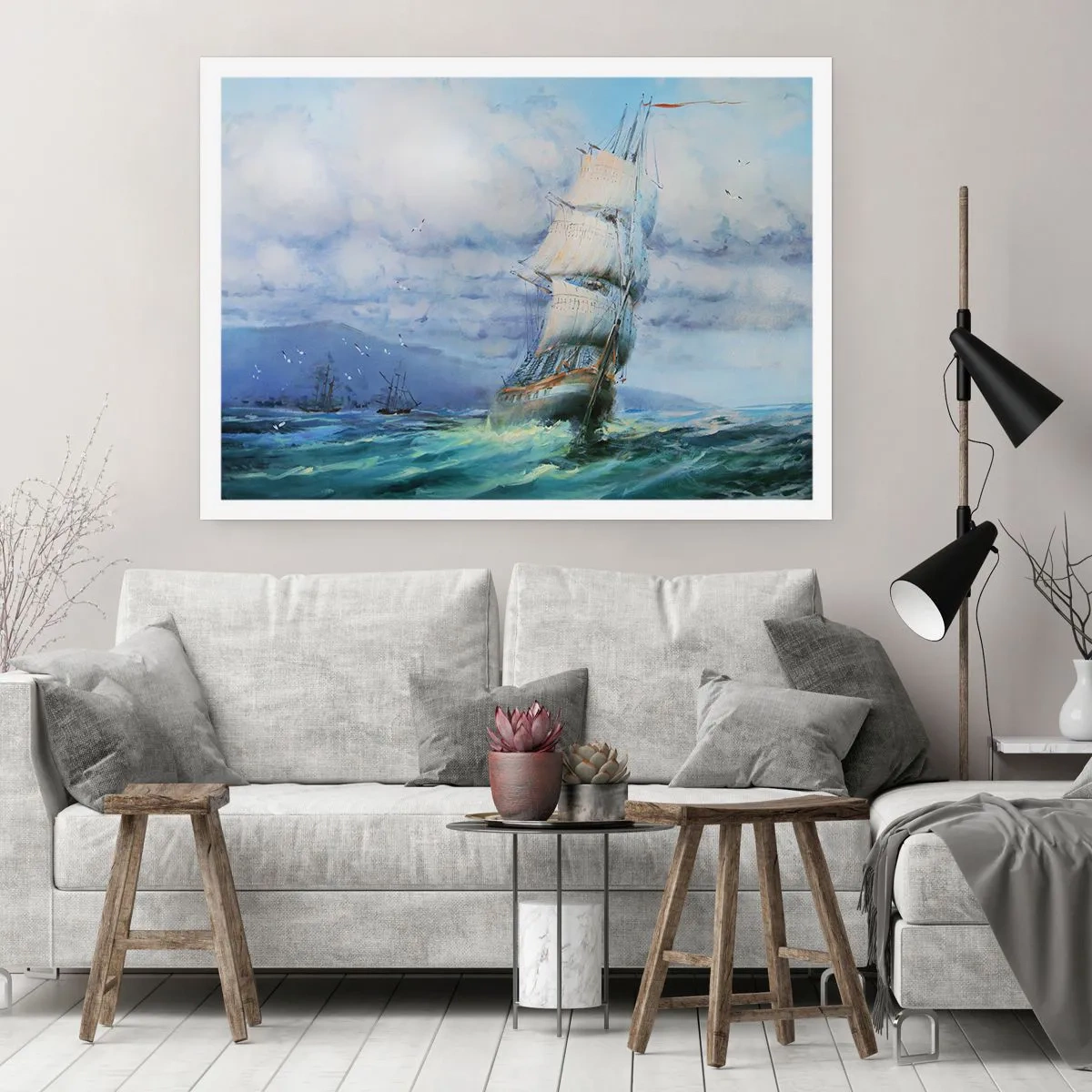 Poster - Goede wind - 100x70 cm