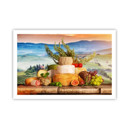 Poster - De Italiaanse levensvreugde - 91x61 cm