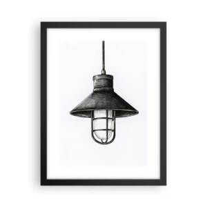 Poster in een zwarte lijst - Zoals jaren geleden… - 30x40 cm