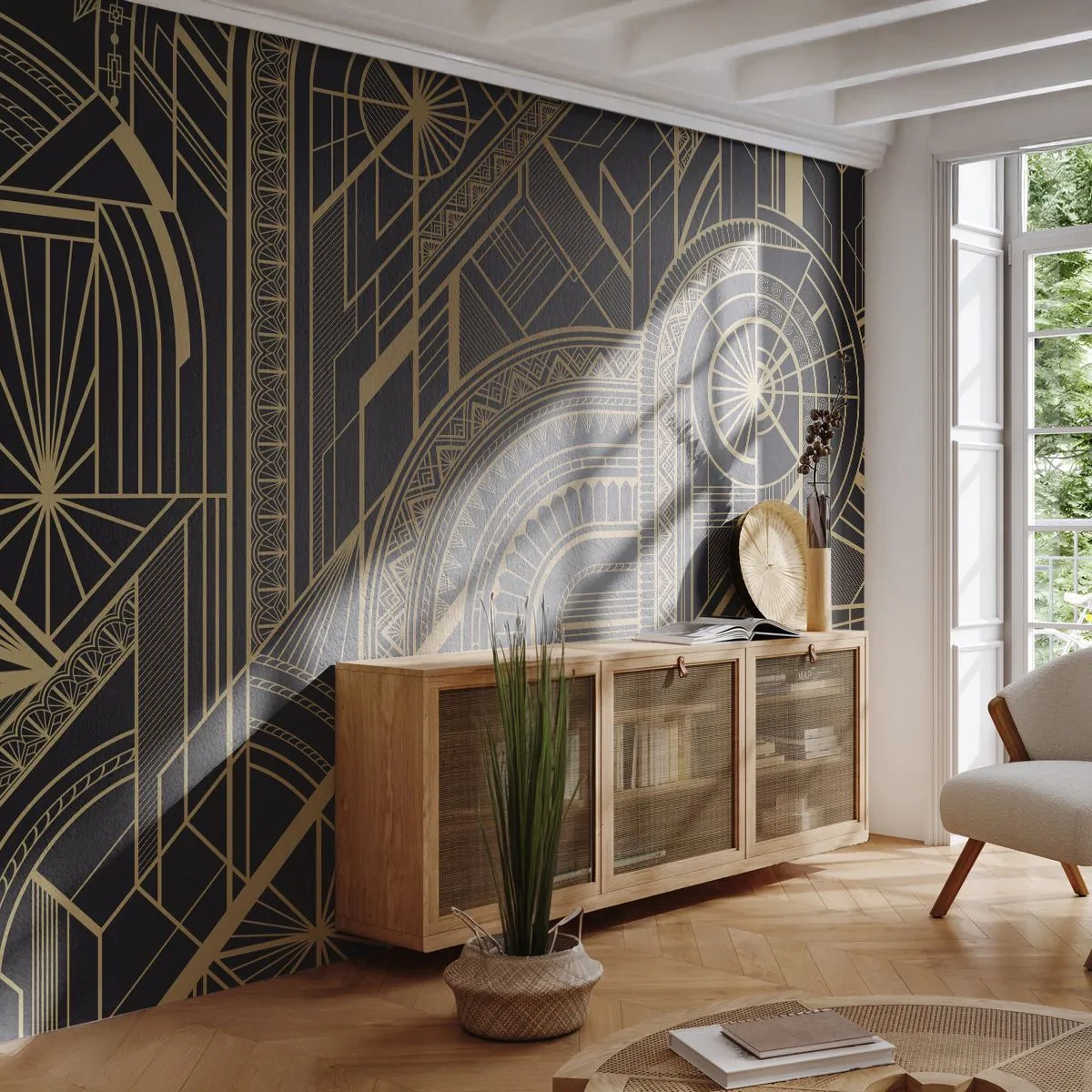 Fotobehang Premium Sand - Concepten, ideeën, plannen - Abstractie, Deel, Ornament - 250x175 cm