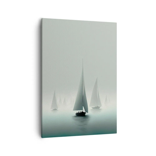 Schilderen op canvas - Van mist gebouwd - 50x70 cm