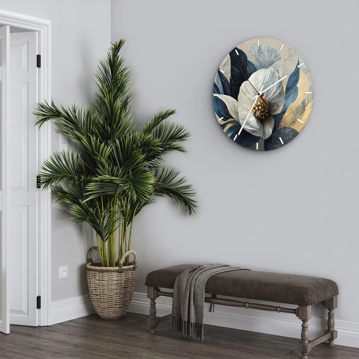 Wandklok - Klok - Hij heeft een hart van goud - 40x40 cm