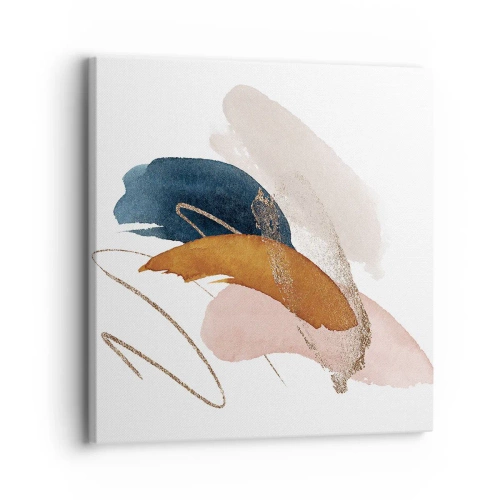 Schilderen op canvas - Gevleugelde compositie - 30x30 cm