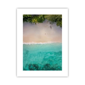 Poster - Paradijsstrand - 30x40 cm