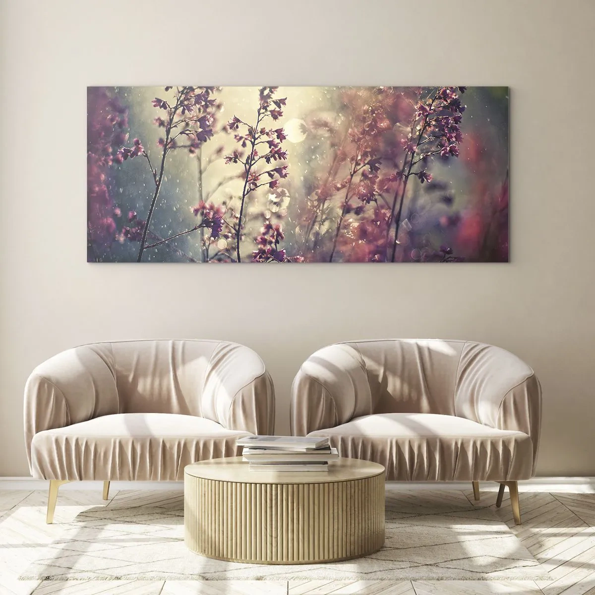 Schilderen op glas - Geheime Tuin - 90x30 cm