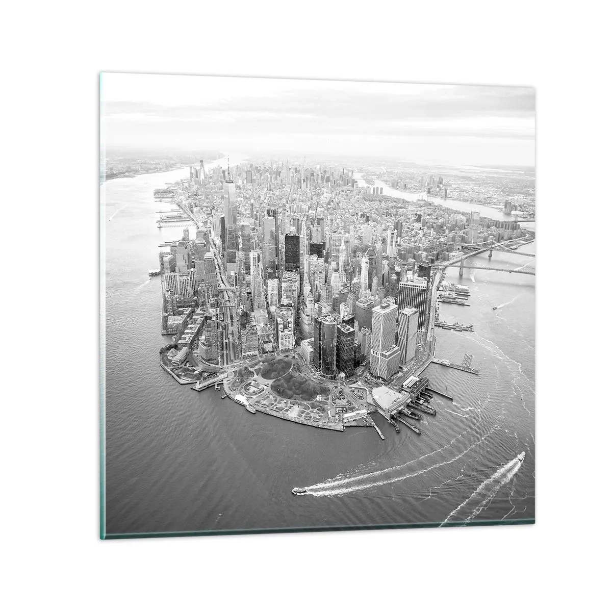 Schilderen op glas - Hoe niet lief te hebben? - 60x60 cm