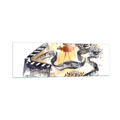 Schilderen op glas - In het land van dromen - 160x50 cm