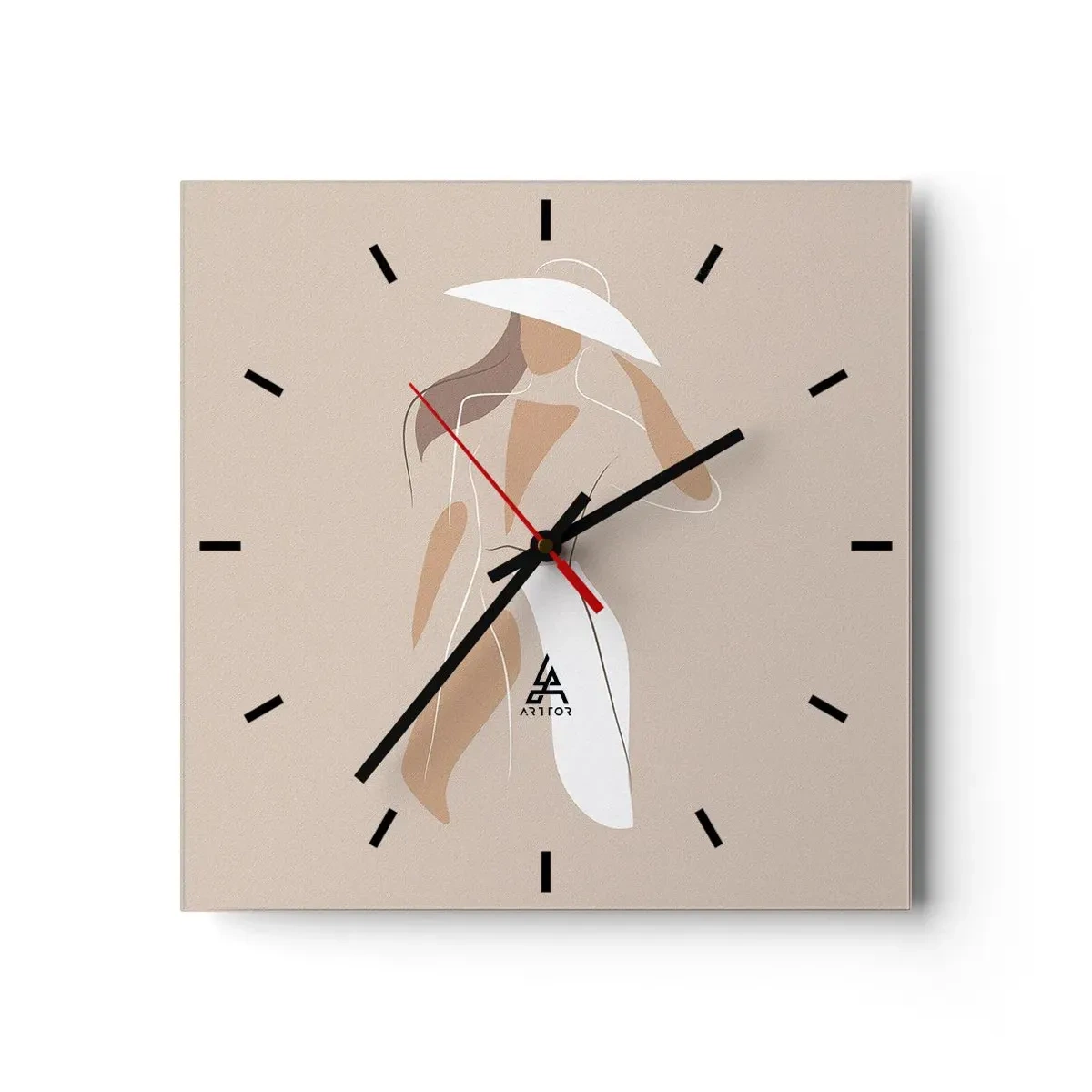 Wandklok - Klok - Mode is leuk - 40x40 cm