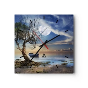 Wandklok - Klok - Is dit het einde of het begin? - 30x30 cm