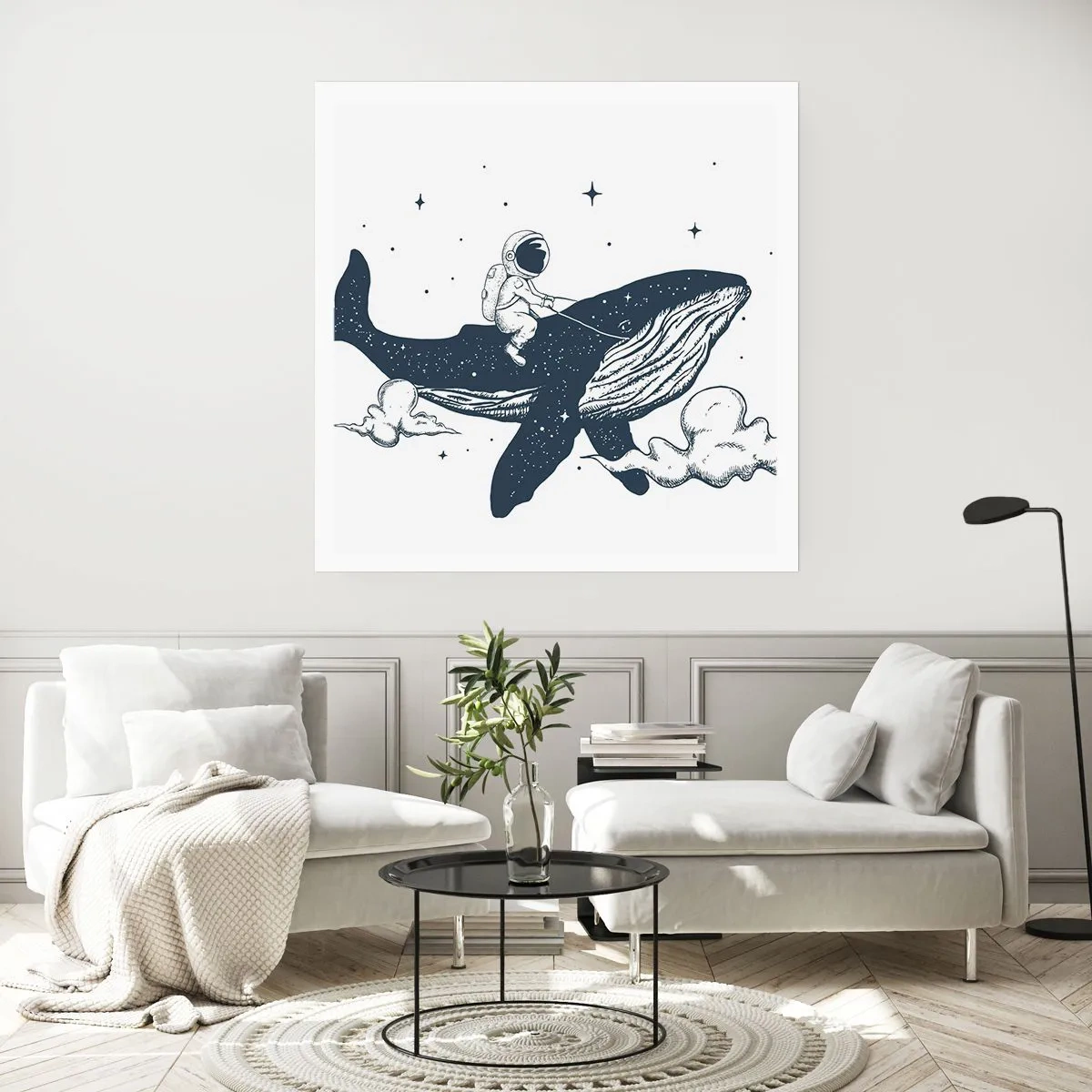Poster - Ruimte avontuur - 50x50 cm